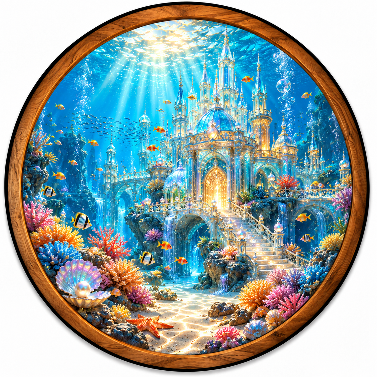 Underwater Kingdom – Crystal Palace LED Wall Art