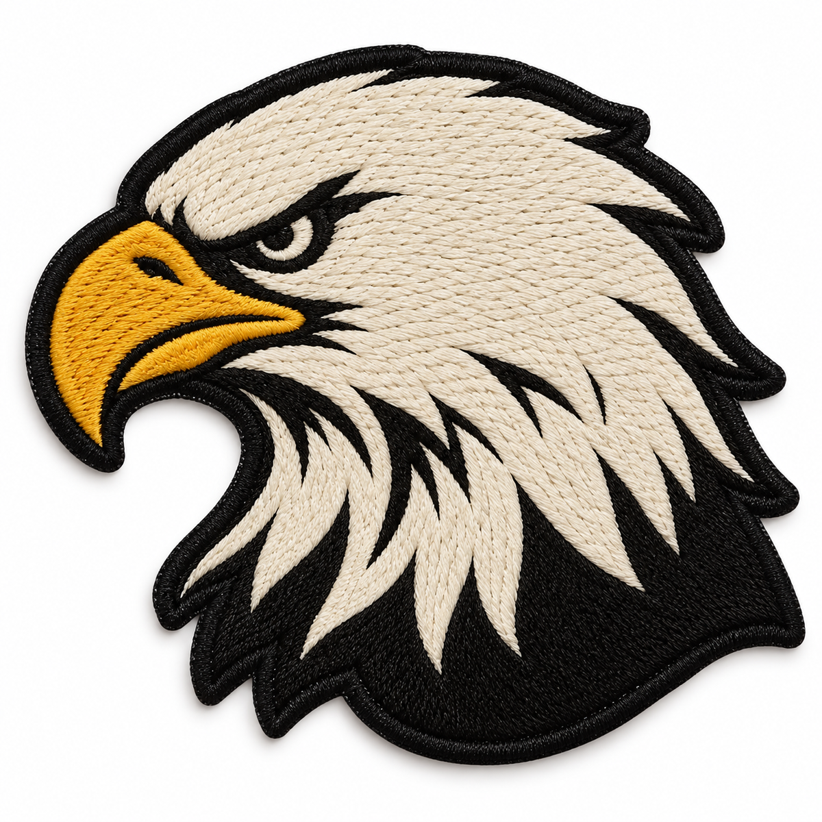 Bald Eagle Iron-On Patch | American Eagle Embroidered Applique