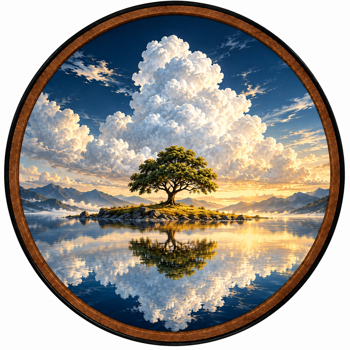 Eternal Sky – Handcrafted LED Wall Art
