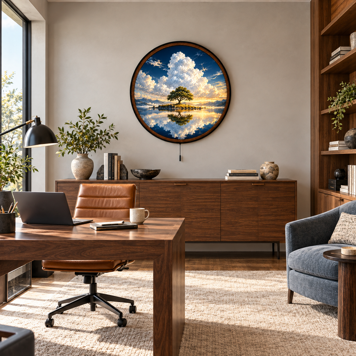 Eternal Sky – Handcrafted LED Wall Art