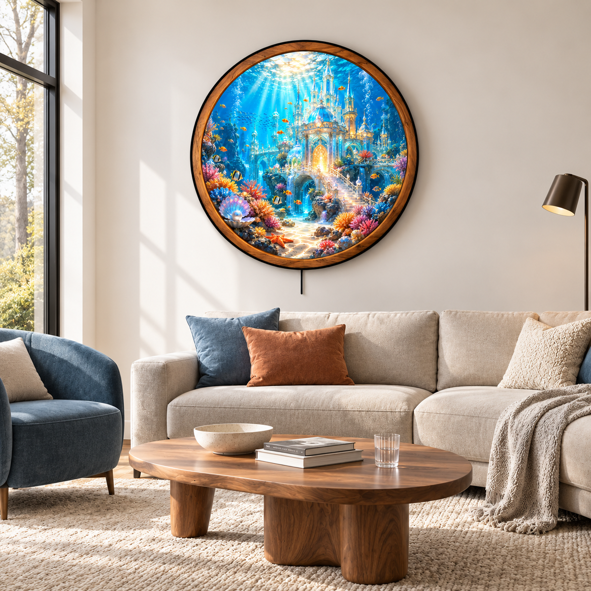 Underwater Kingdom – Crystal Palace LED Wall Art