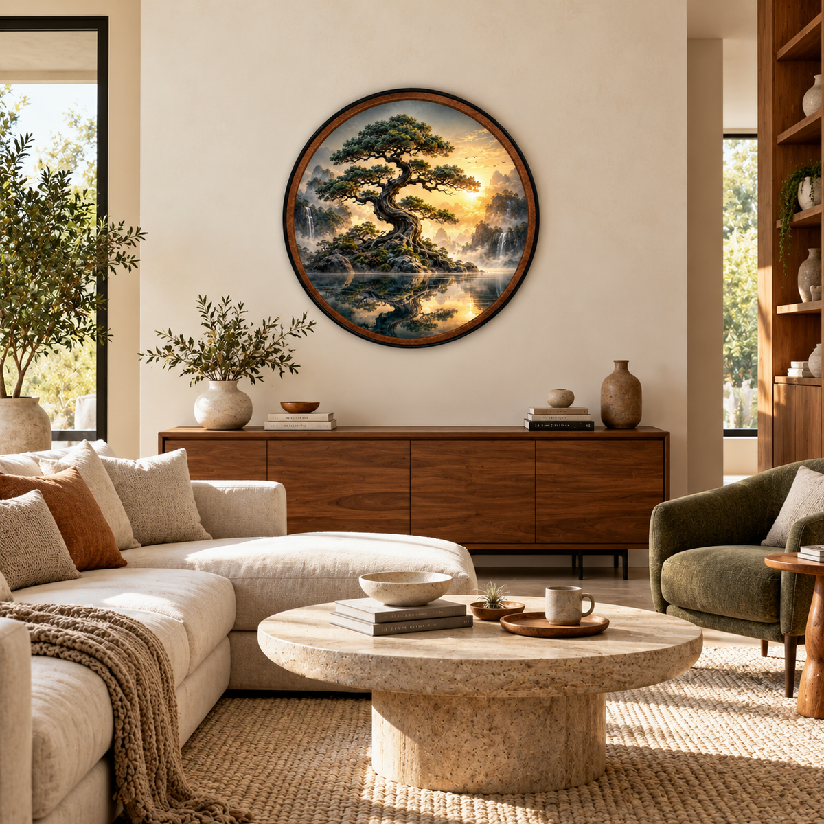 Eternal Bonsai – Handcrafted LED Wall Art