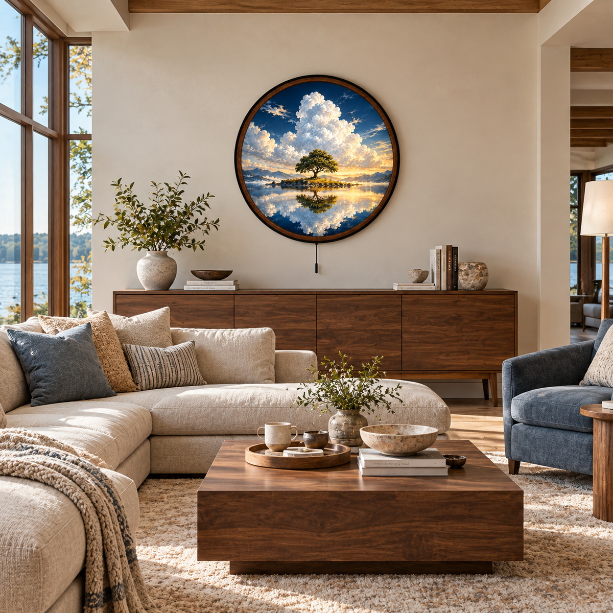 Eternal Sky – Handcrafted LED Wall Art