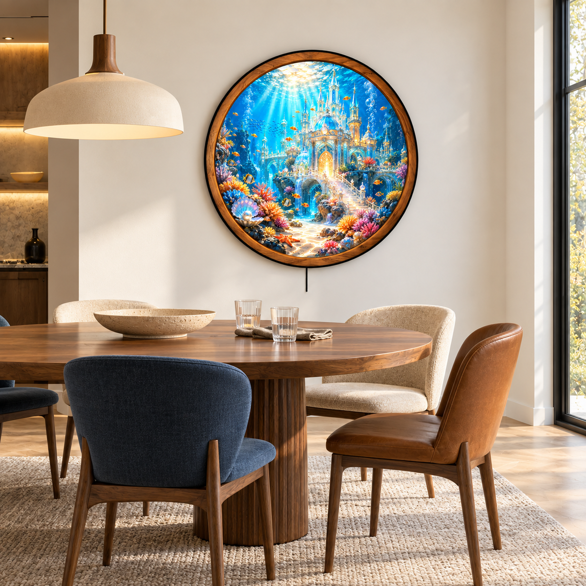 Underwater Kingdom – Crystal Palace LED Wall Art