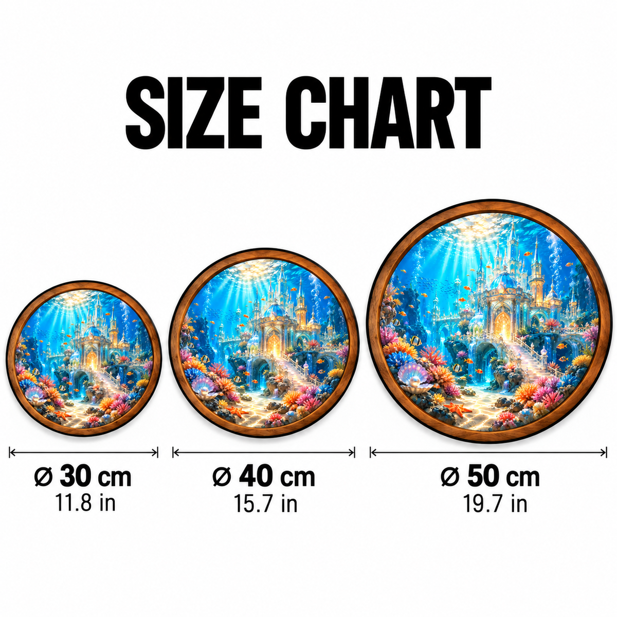 Underwater Kingdom – Crystal Palace LED Wall Art