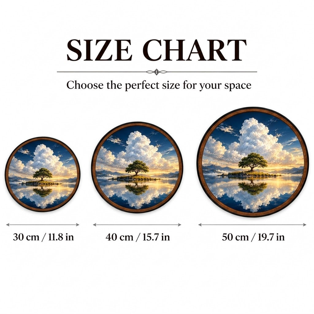 Eternal Sky – Handcrafted LED Wall Art