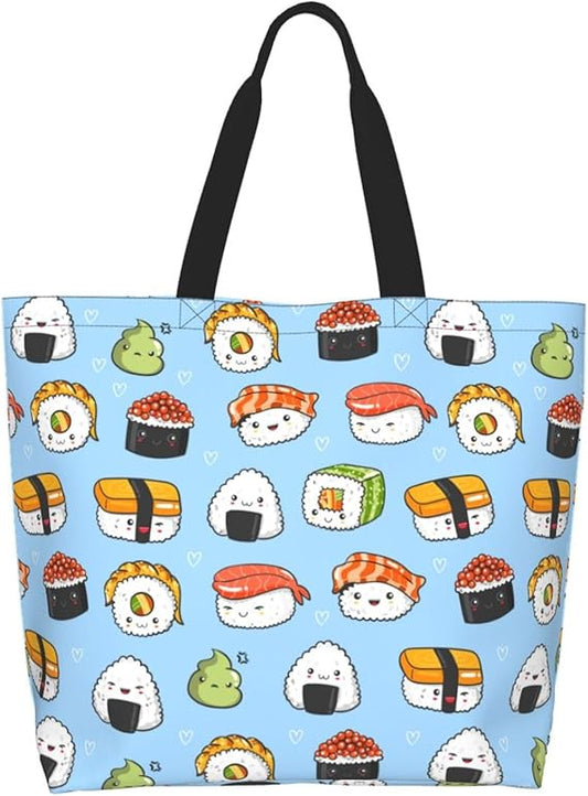 Sunflower Waterproof Tote Bag – Reusable Shoulder Handbag for Women