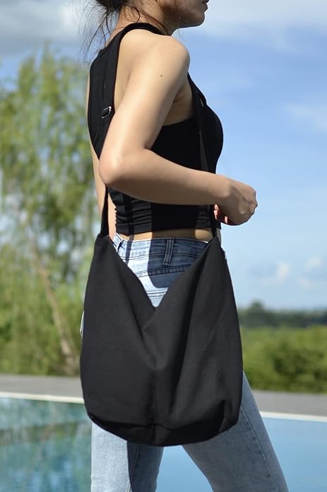 Handmade Thai Hobo Sling Bag – Adjustable Crossbody Shoulder Bag for Women