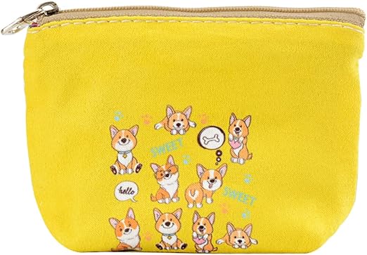 Cute Coin Purse Wallet for Women and Girls – Small Change Pouch with Key Ring