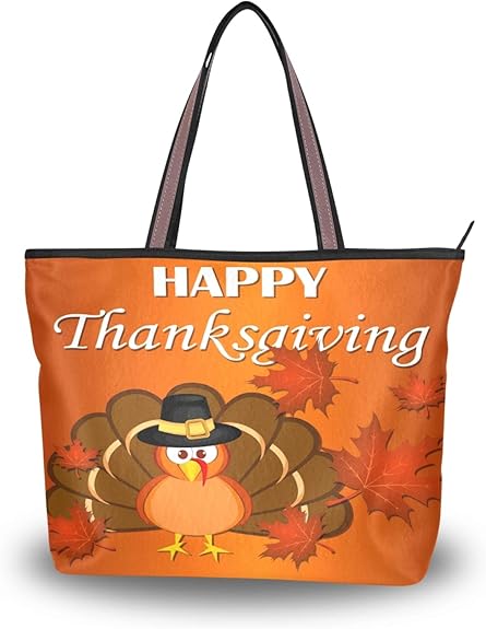 Polyester Tote Bag for Women – Zipper Closure & Pockets, Stylish Handbag