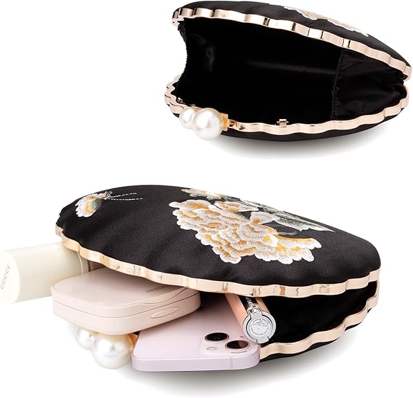 Elegant Evening Clutch for Women – Top Handle Crossbody Bag for Party & Prom