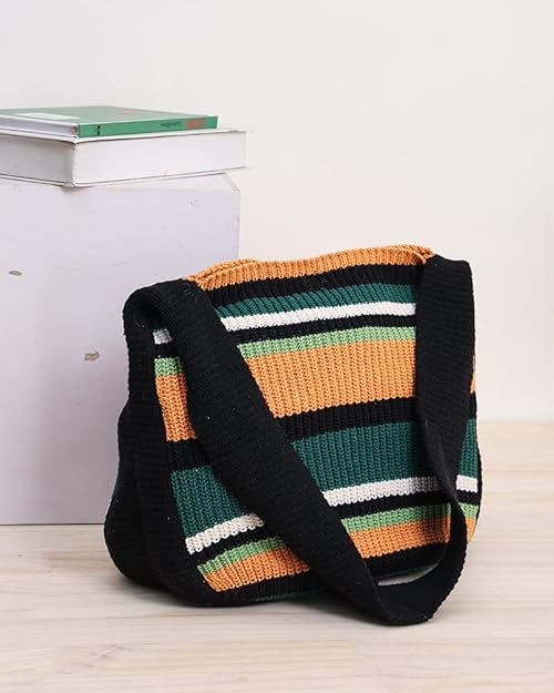 Crochet Tote Bag for Women – Cute Knit Shoulder Bag, Gift-Ready, Daily Use