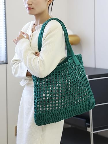 Crochet Beach Tote Bag for Women – Stylish Knit Bag for Travel & Daily Use