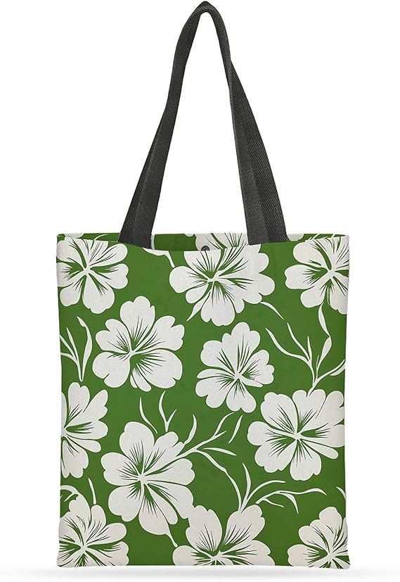 Canvas Tote Bag for Women with Zipper & Inner Pocket – Work or Shopping Use