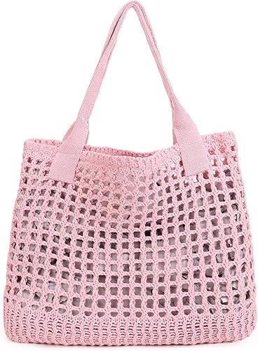 Crochet Beach Tote Bag for Women – Stylish Knit Bag for Travel & Daily Use