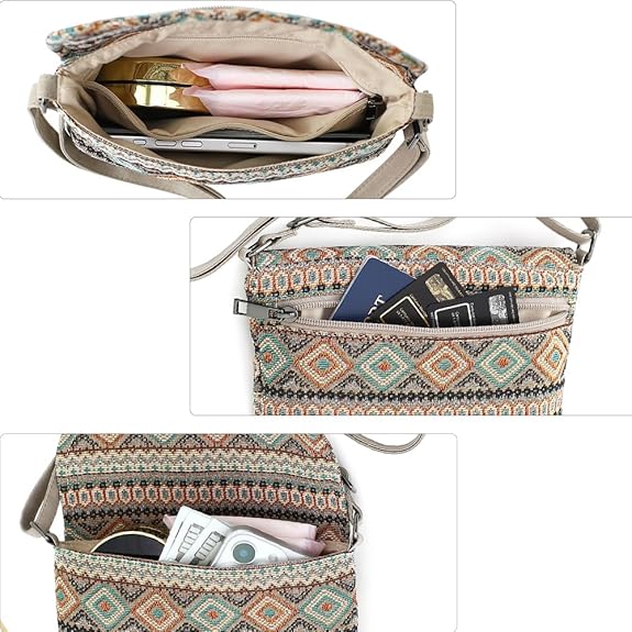 Adjustable Strap Crossbody Purse for Women – Small Lightweight Shoulder Bag