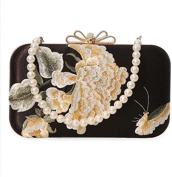 Elegant Evening Clutch for Women – Top Handle Crossbody Bag for Party & Prom