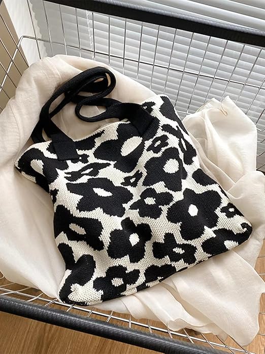 Handmade Crochet Tote Bag for Women – Large Aesthetic Shoulder Satchel