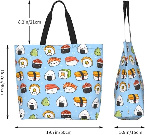 Sunflower Waterproof Tote Bag – Reusable Shoulder Handbag for Women