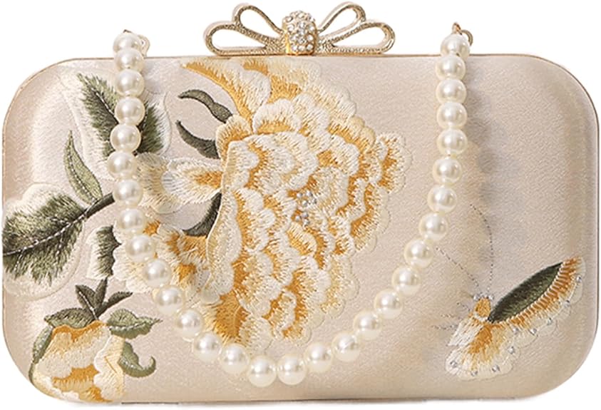 Elegant Evening Clutch for Women – Top Handle Crossbody Bag for Party & Prom