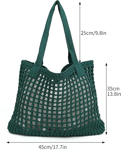 Crochet Beach Tote Bag for Women – Stylish Knit Bag for Travel & Daily Use
