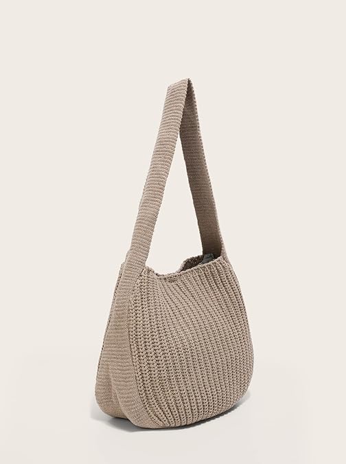 Crochet Tote Bag for Women – Cute Knit Shoulder Bag, Gift-Ready, Daily Use