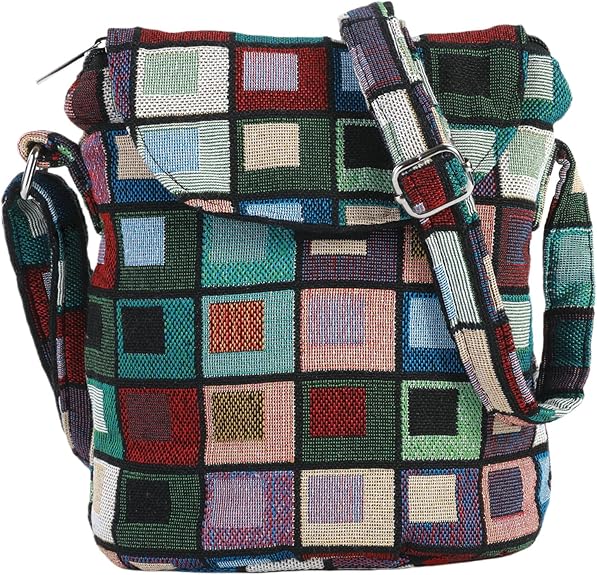 Saddle Satchel Crossbody Bag – Travel Messenger Shoulder Purse with Pockets