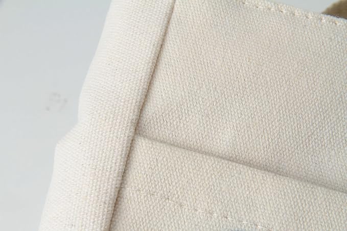 Gentlewoman Canvas Tote Bag – Off-White Shoulder Handbag for Women