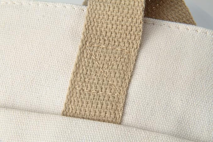 Gentlewoman Canvas Tote Bag – Off-White Shoulder Handbag for Women