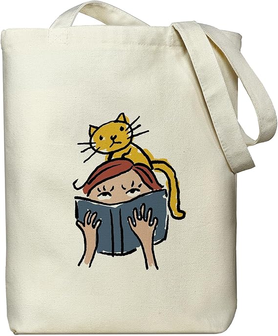 Canvas Tote Bag for Women – Aesthetic Zipper Bag for Work, Travel & Shopping