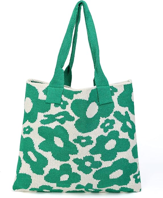 Handmade Crochet Tote Bag for Women – Large Aesthetic Shoulder Satchel