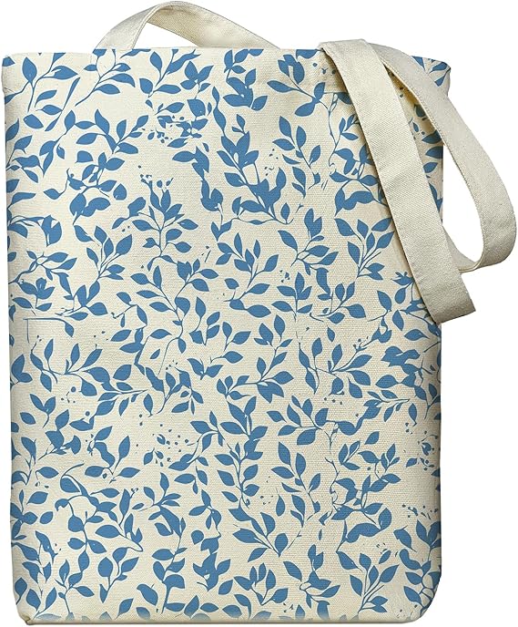 Canvas Tote Bag for Women – Aesthetic Zipper Bag for Work, Travel & Shopping