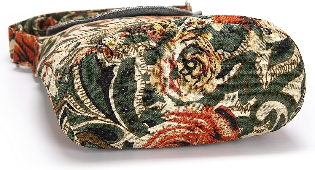 Retro Canvas Crossbody Bag – Small Boho Shoulder Handbag for Women